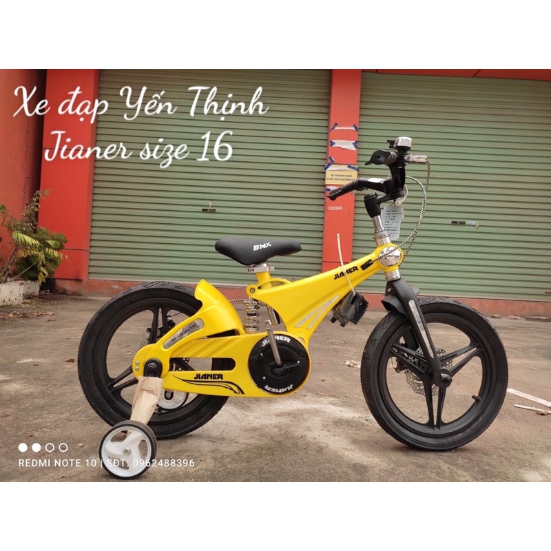 Xe đạp trẻ em JIANER J9 có giảm sóc cho bé từ 2 tuổi( Size 12, 14,16)