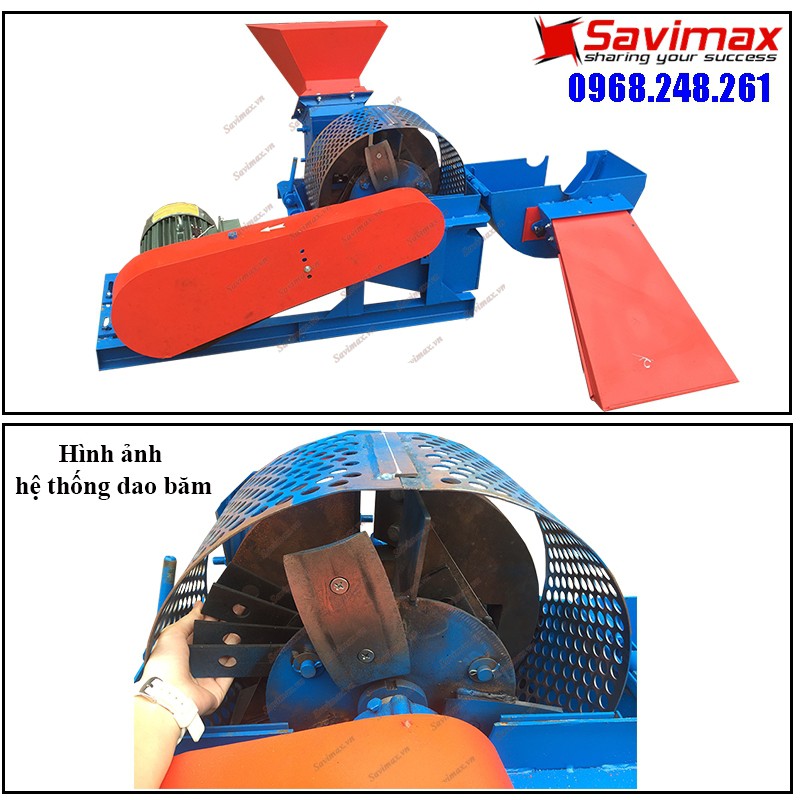 Máy băm gỗ MBG động cơ 11kw (băm xơ dừa, bã mía, thân cây) | BigBuy360 - bigbuy360.vn