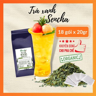 Trà Xanh Sencha Thượng Hạng SHANGAO 360G chuyên dùng pha chế trà sữa, trà trái cây, sản xuất theo công nghệ Đài Loan