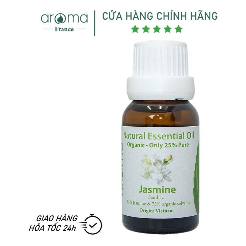 Tinh Dầu Xông Thơm Nhà , Thư Giãn , Aroma Hoa Lài 25/90 10ml