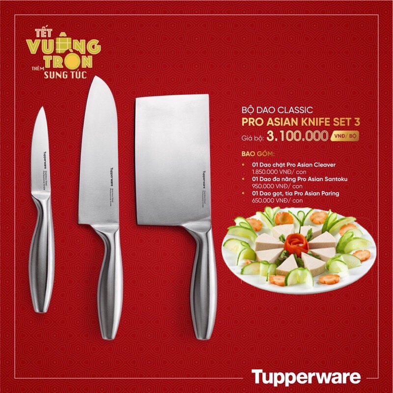 Bộ Dao CLASSIC PRO ASIAN KNIFE Set 3