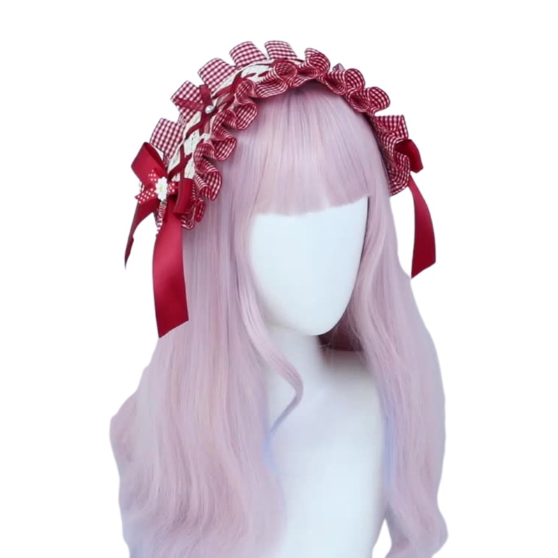 Băng Đô Hình Nơ Phong Cách Lolita Xinh Xắn Cho Nữ
