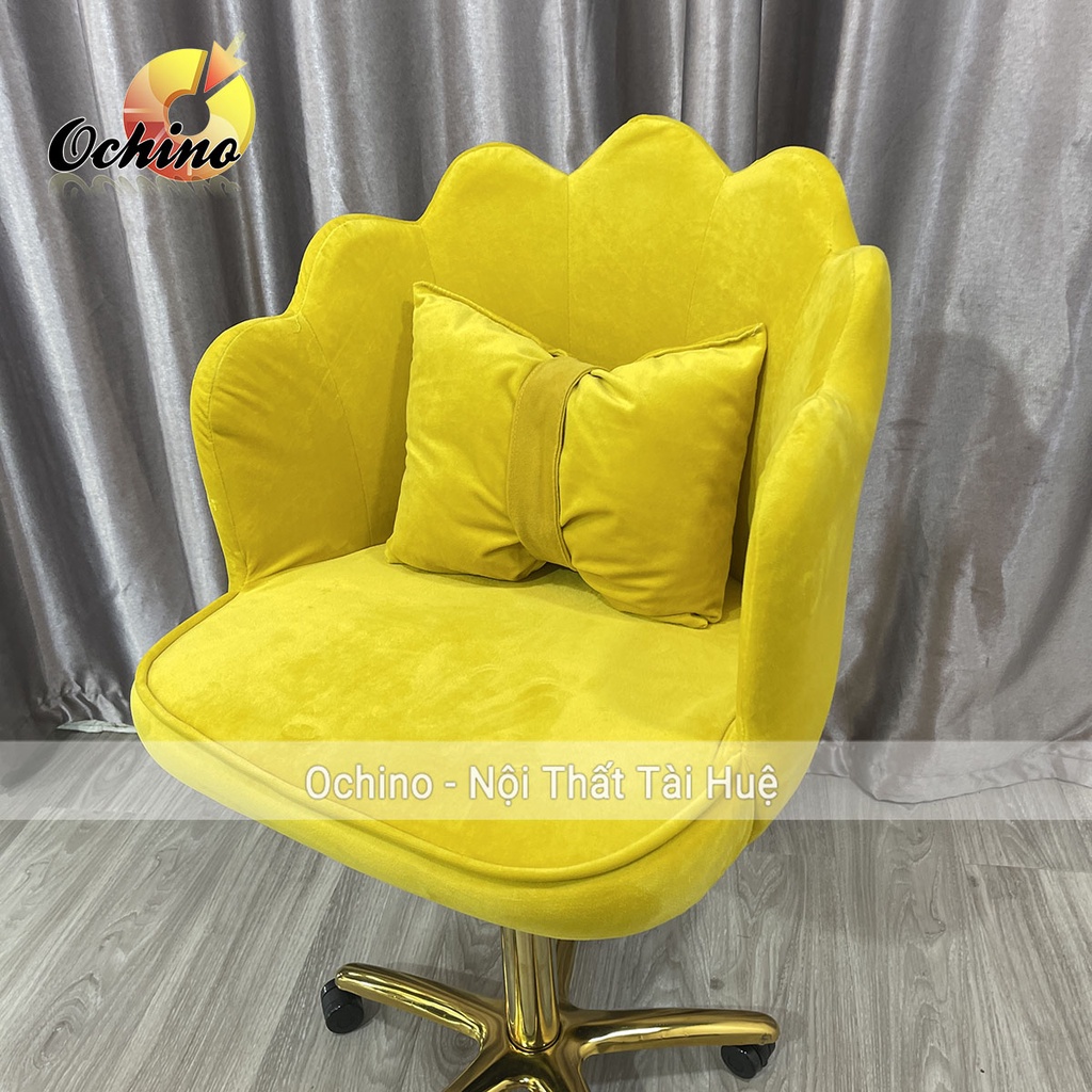 Ghế Makeup, Ghế Xoay Spa Phun Săm Mẫu Vương Miện Chân Vàng Sao Cao Cấp ( Ảnh Thật Và Video).