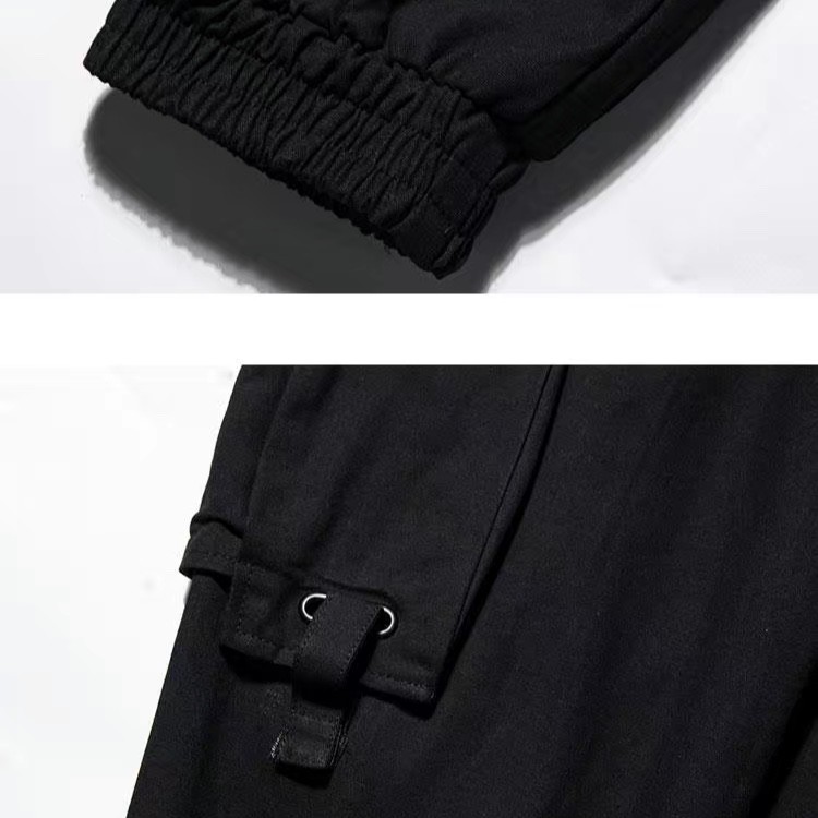 Quần jogger kaki túi hộp phong cách hip hop cỡ lớn S-7XL 140KG cho nam | BigBuy360 - bigbuy360.vn