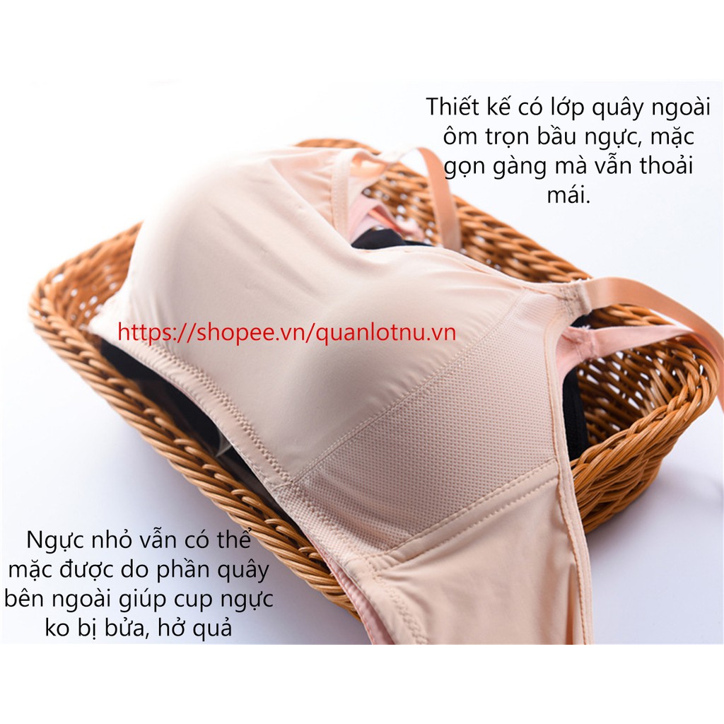 Áo Lót Không Gọng, Đệm Vừa Thoáng Khí, Quả Ngực Phom Đẹp Mềm Mại, Đặc Biệt Phù Hợp Với Mẹ Bầu