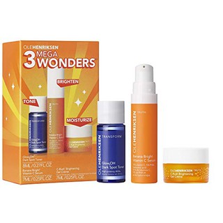 [ THANH LÝ NOBOX ] OleHenriksen - Set dưỡng sáng da, chống lão hóa 3 món Ole Henriksen mini 3 Mega Wonders
