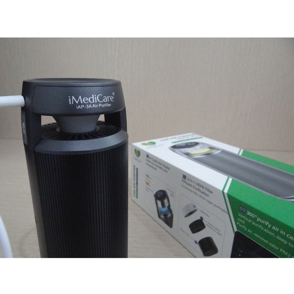 Máy lọc không khí ô tô iMediCare iAP-3A (CHÍNH HÃNG BH 2 NĂM) (TẶNG 1 BỘ LỌC)