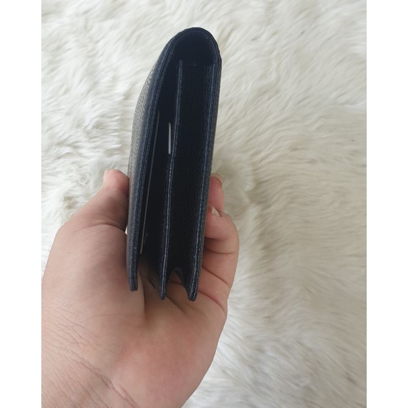 Ví da thật dáng gấp đứng