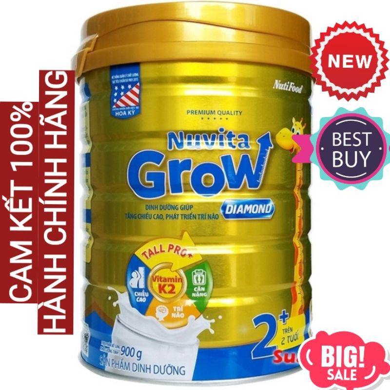 Sữa Bột Nuvita Grow Diamond 2+900g