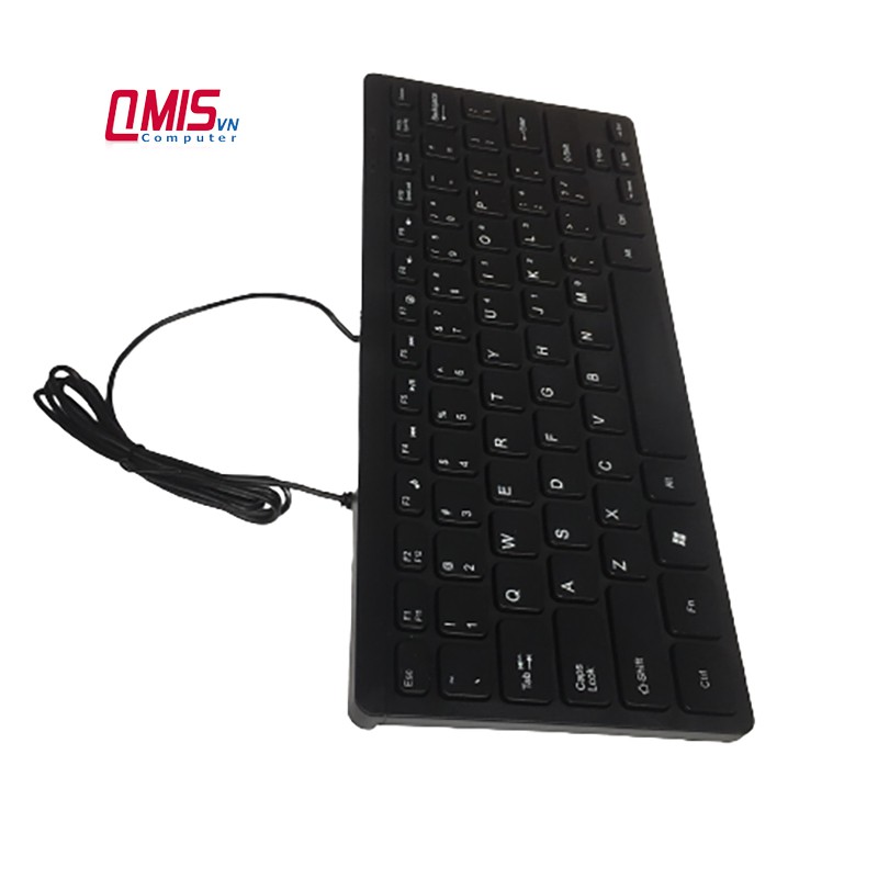 Bàn phím mini dùng cho laptop, máy tính để bàn PC - Cổng USB - BOSSTON