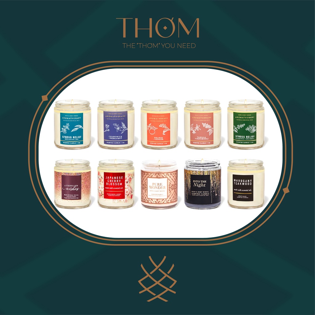 NẾN THƠM 1 TIM BATH BODY WORKS 1 WICK CANDLE 198G