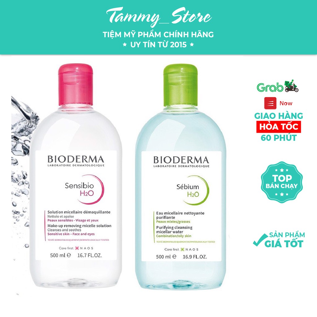 Nước tẩy trang Bioderma 500ml