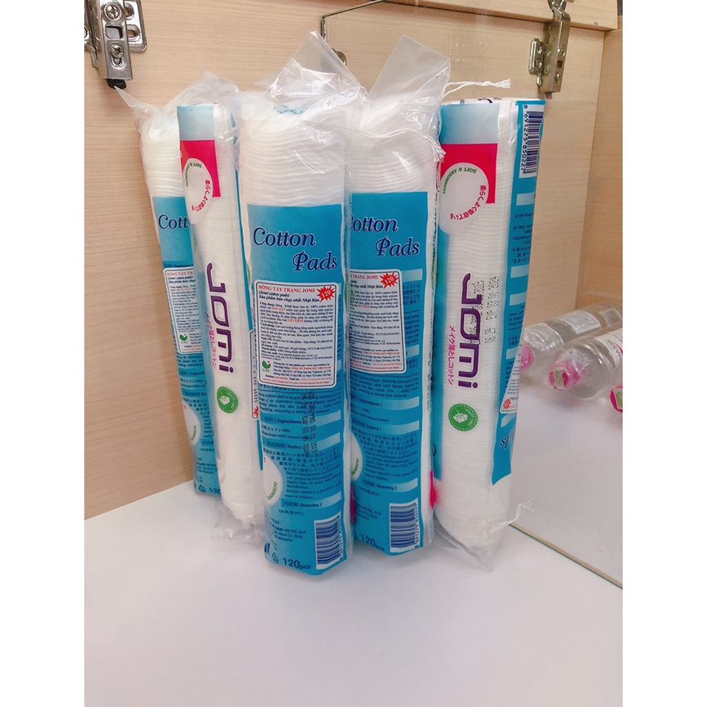 Bông Tẩy Trang Jomi Cotton Pads 120 Miếng