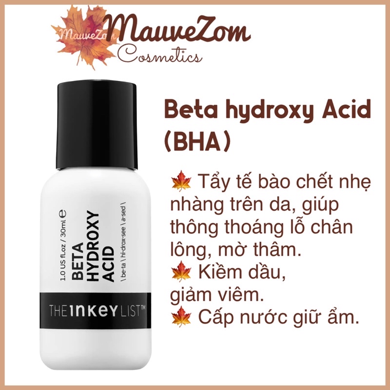 Tinh chất tẩy tế bào chết hoá học Beta Hydroxy Acid (BHA) - THE INKEY LIST