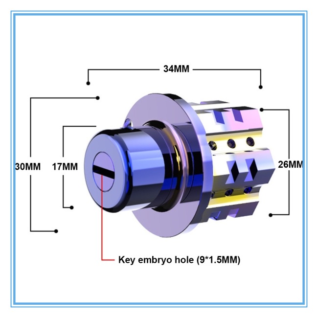 Bộ đầu chìa khóa bằng titan cao cấp có móc khóa tiện lợi