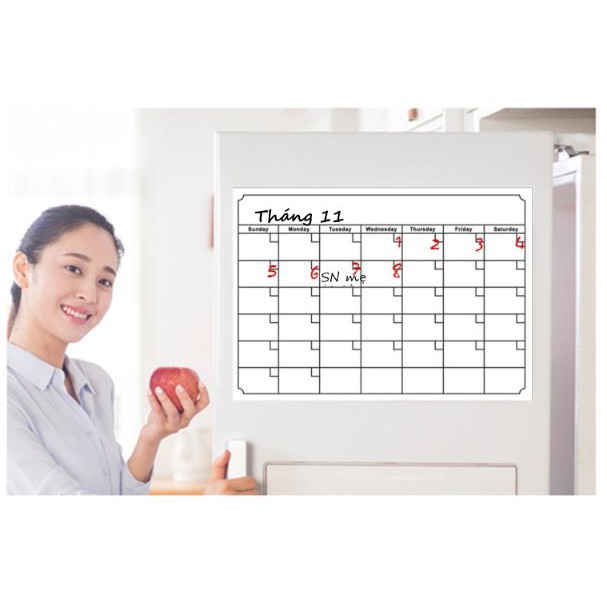 Bảng nam châm tủ lạnh