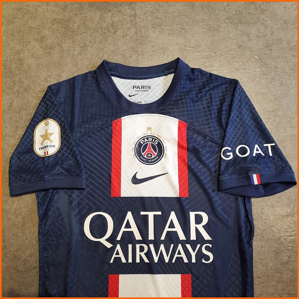 Áo PSG xanh đen sân nhà 2022/2023, 2022/23 bản PLAYER Issue BODY fit cao cấp Thái Lan