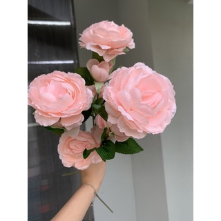 Hoa hồng trà lụa cao cấp Evelyn HL004