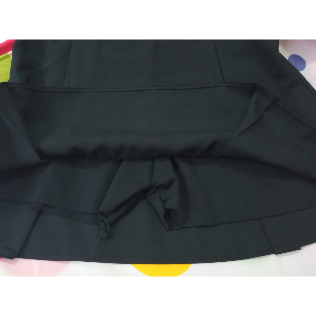 Chân váy 2 tầng xếp ly dáng xòe