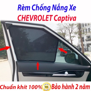 [ MR Ô TÔ] Rèm chắn nắng xe Chevrolet Captiva 2006 - 2015, chống nắng giảm đến 99%, đế nhựa - Hàng loại 1