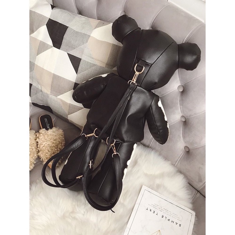 Balo gấu da size chuẩn 110cm, thích hợp chụp hình, đi chơi, đi dã ngoại