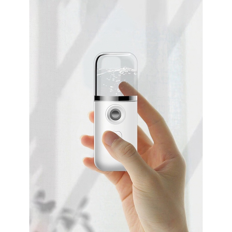 Máy Phun Sương Cầm Tay MINI NANO FC Xịt Khoáng, Xông Mặt Dưỡng Ẩm Cho Da
