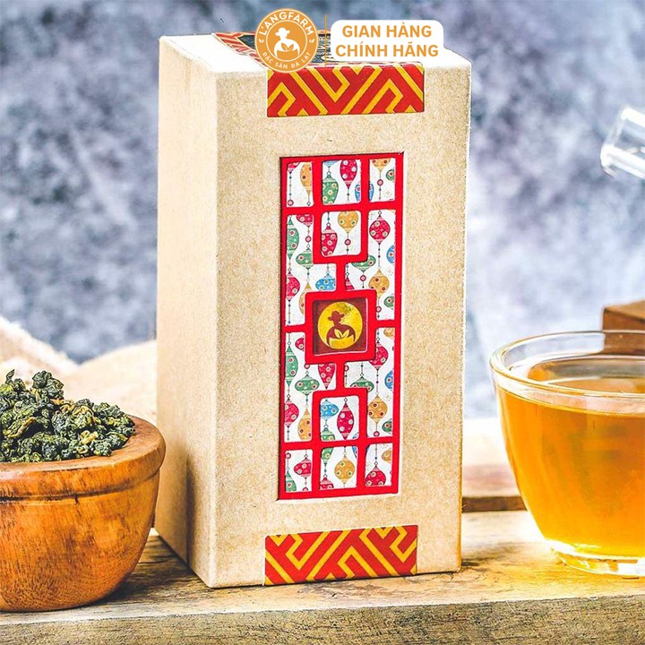 Trà oolong L'angfarm hộp 150g Nguyên liệu trà được tuyển lựa cao cấp với giá thành thực tế.