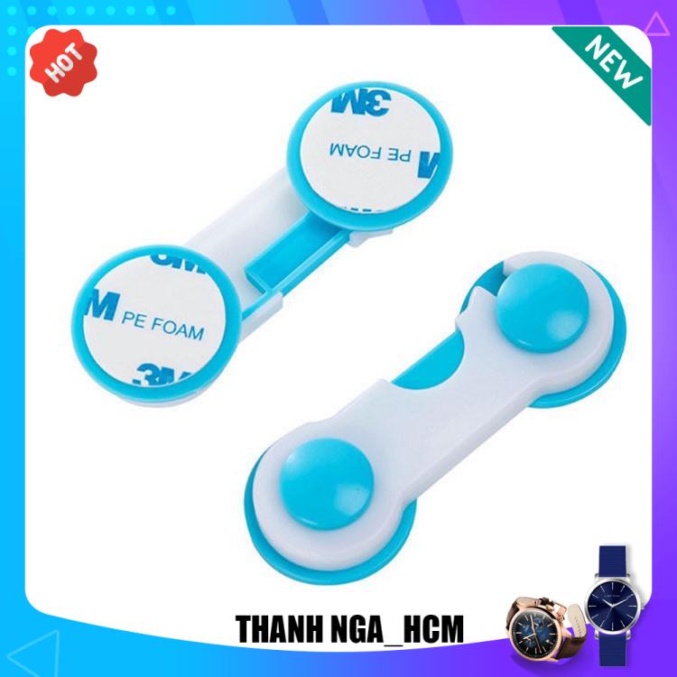 combo 2 cái Khoá chốt cửa an toàn, khóa tủ lạnh an toàn 1106