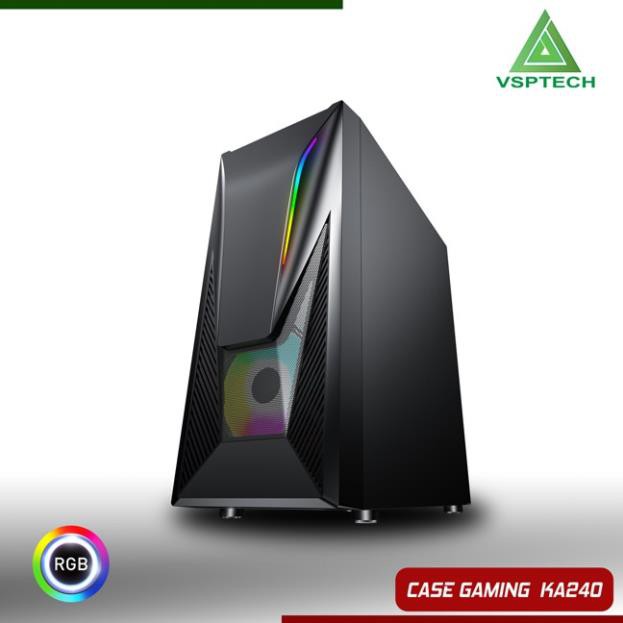 Vỏ Case gaming VSP dòng Series KA-240 - Full ATX (No Fan) - Hàng Chính Hãng - 2T_PC