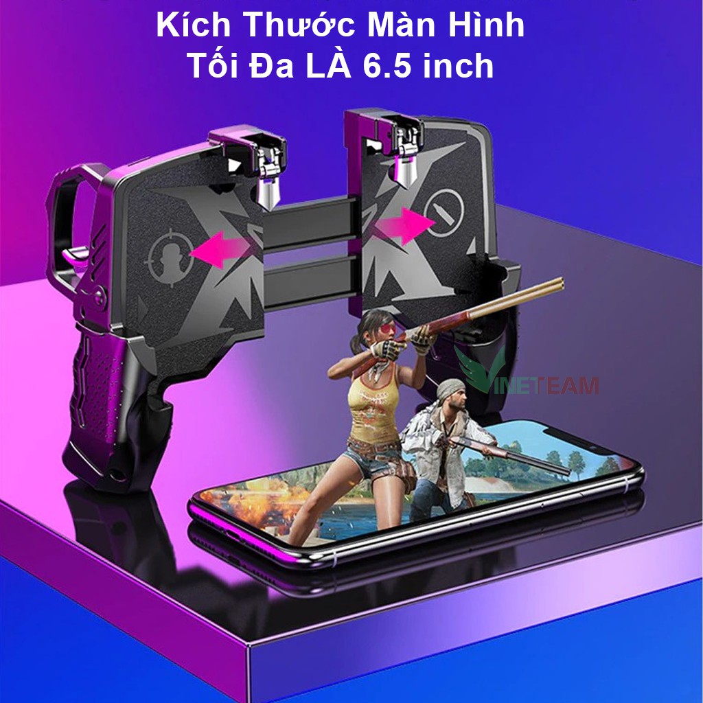 Tay cầm chơi game PUBG K21 thiết kế cực chất cho điện thoại chuyên nghiệp cho game PUBG -dc3962