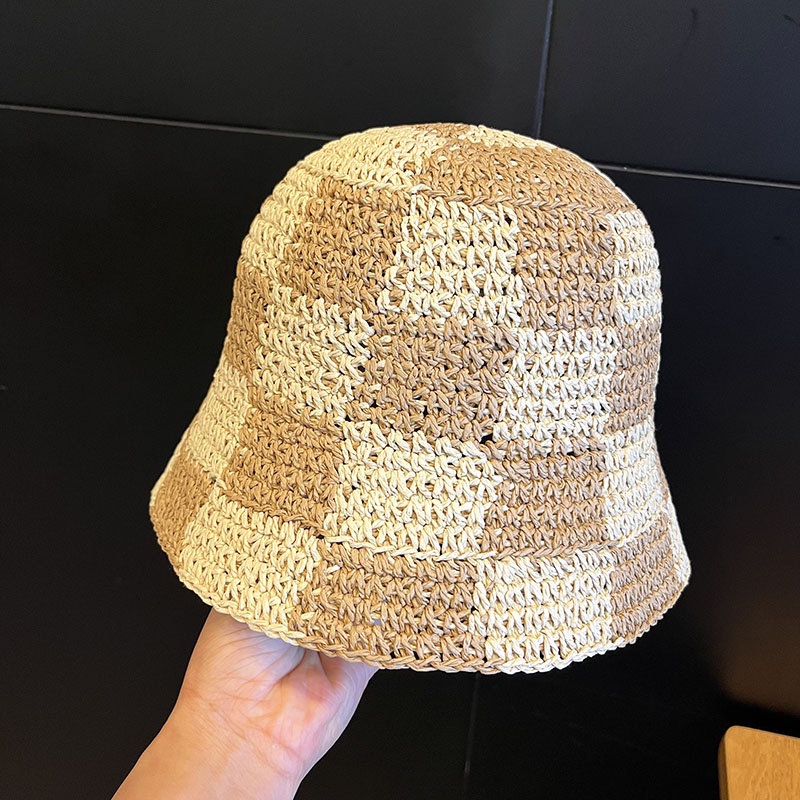 Nón Vành Đan Cói Bằng Tay Phong Cách Hàn Quốc Thời Trang Mùa Hè Cho Nữ