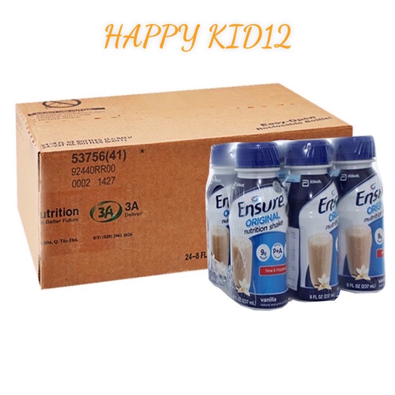 Ensure nước hương Vani 237ml/chai