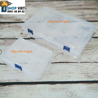 Hộp nhựa nhiều ngăn đựng dụng cụ
