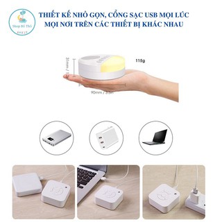 Máy Tạo Tiếng Ồn Trắng (white noise) - Dụng Cụ EASY Máy Nghe Tiếng Ồn Trắng Giúp Bé Ngủ Ngon