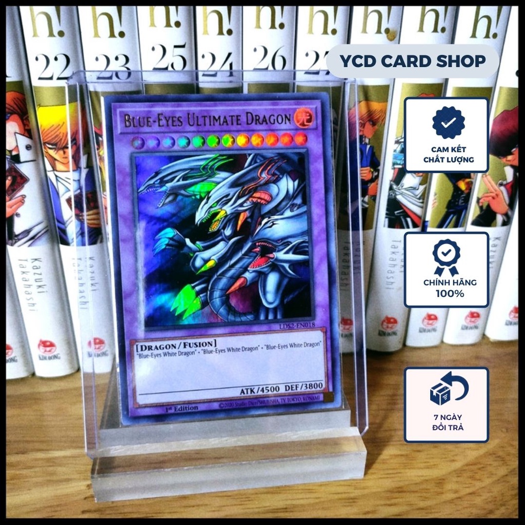 Thẻ bài Yugioh chính hãng  Blue-Eyes Ultimate Dragon – Ultra Rare
