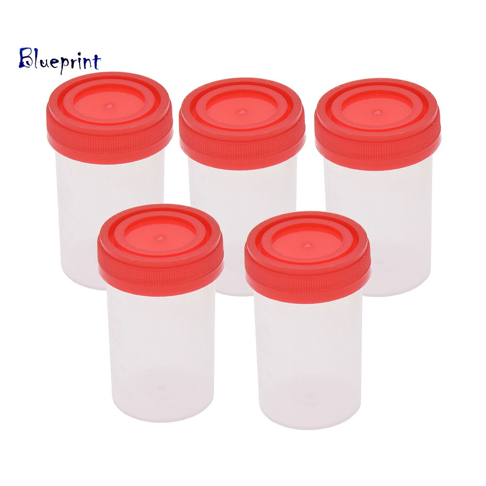 ☝Set 5 / 10 Cốc Nước Tiểu 60ml Hỗ Trợ Giám Sát Bệnh Viện / Y Tế