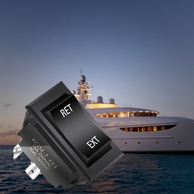 Bảng Công Tắc Bật / Tắt Đèn LED 15A 250V / 20A 50V Đa Năng Cho Tàu Thuyền / Xe Hơi