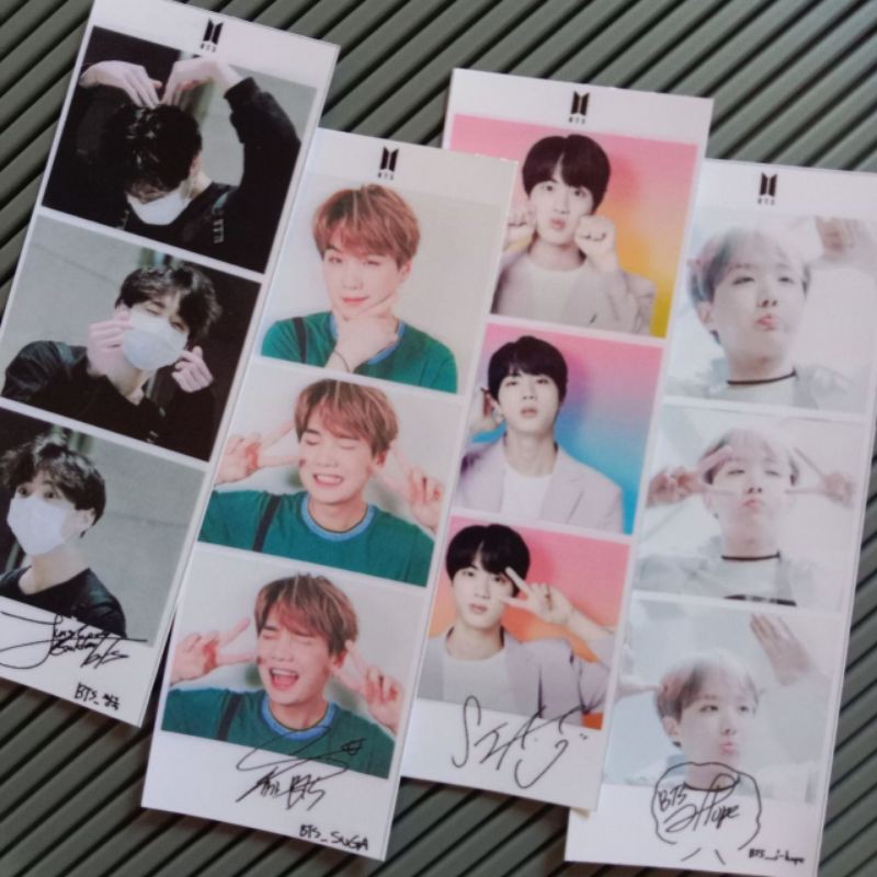 Ảnh Nhóm Nhạc Bts Polaroid