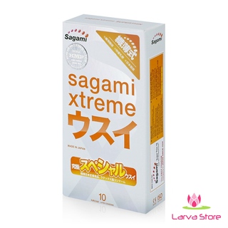 Bao cao su siêu mỏng Sagami Xtreme Superthin hộp 10 chiếc