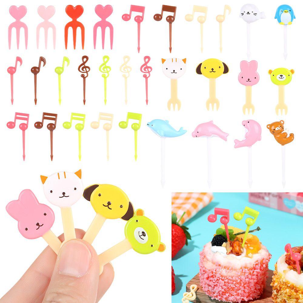 Nĩa Ăn Trái Cây 1 Đầu Thiết Kế Dễ Thương Tiện Dụng