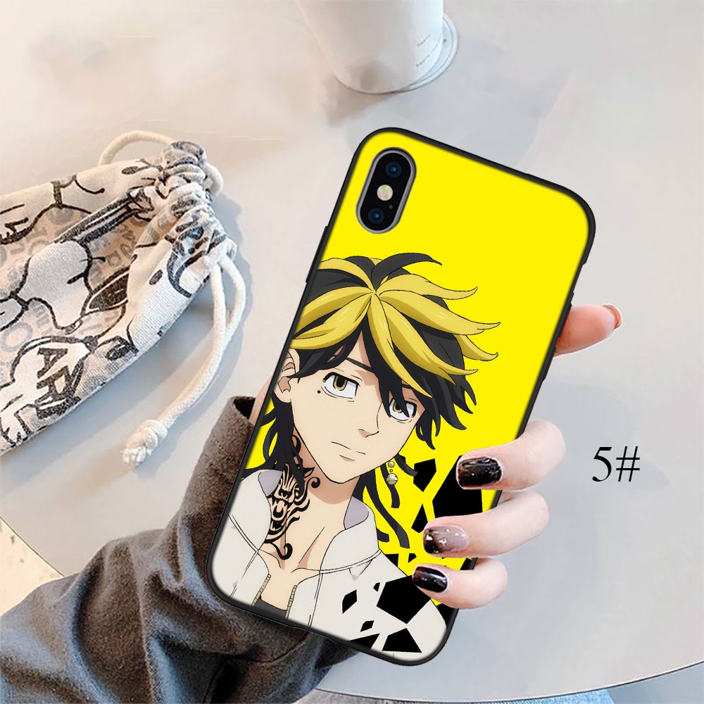 Ốp Điện Thoại Họa Tiết Hoạt Hình Tokyo Revengers Mikey Cho iPhone 5 5S 6 6S 7 8 11 Pro Max Plus SE XR AI91