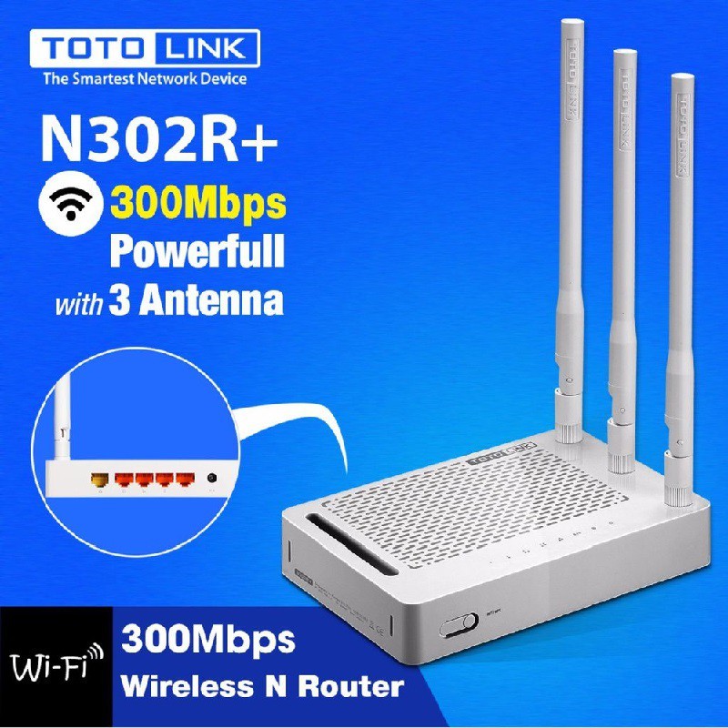 Router Totolink N302R Plus Hàng chính hãng phân phối