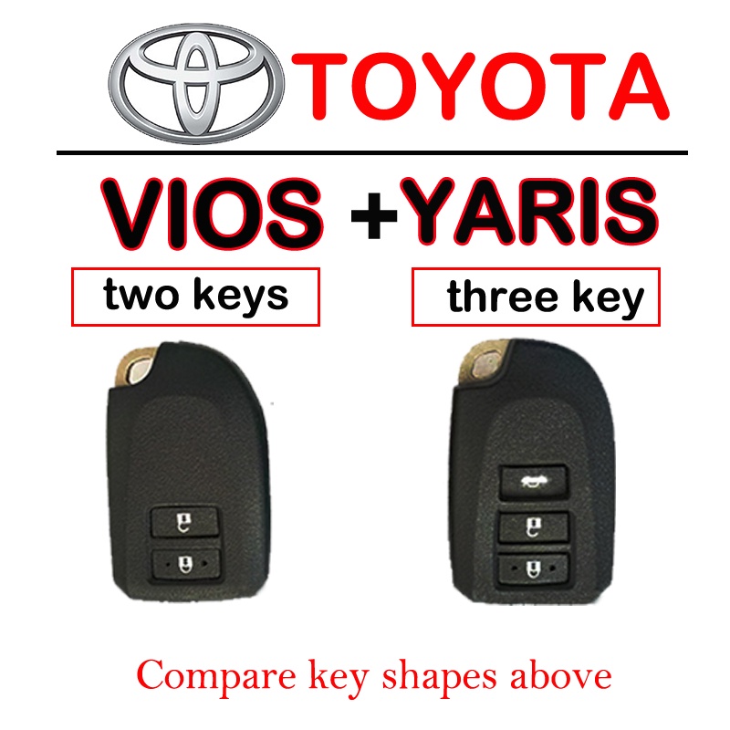 bọc chìa khoá smartkey , Toyota , Yaris , Vios