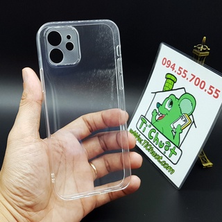 [Chính Hãng GOR][Ảnh Thật] Ốp lưng iPhone 12 6.1" Silicon Dẻo Trong Suốt