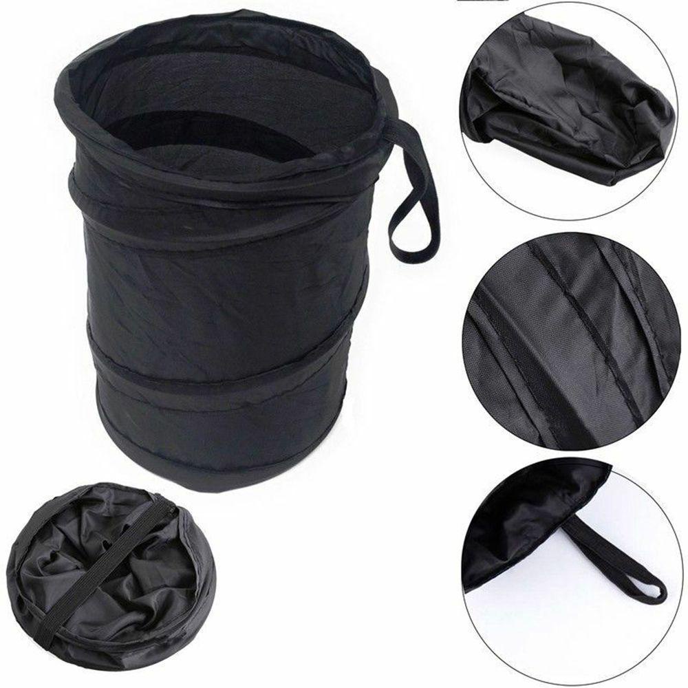 LAKAMIER Thùng Đựng Rác Màu Đen Chất Lượng Cao Cho Xe Hơi