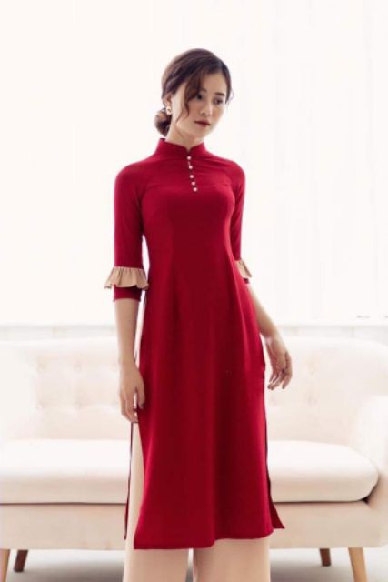 Áo dài dáng mới mix tay RA MẮT THÊM ÁO CHO BÉ