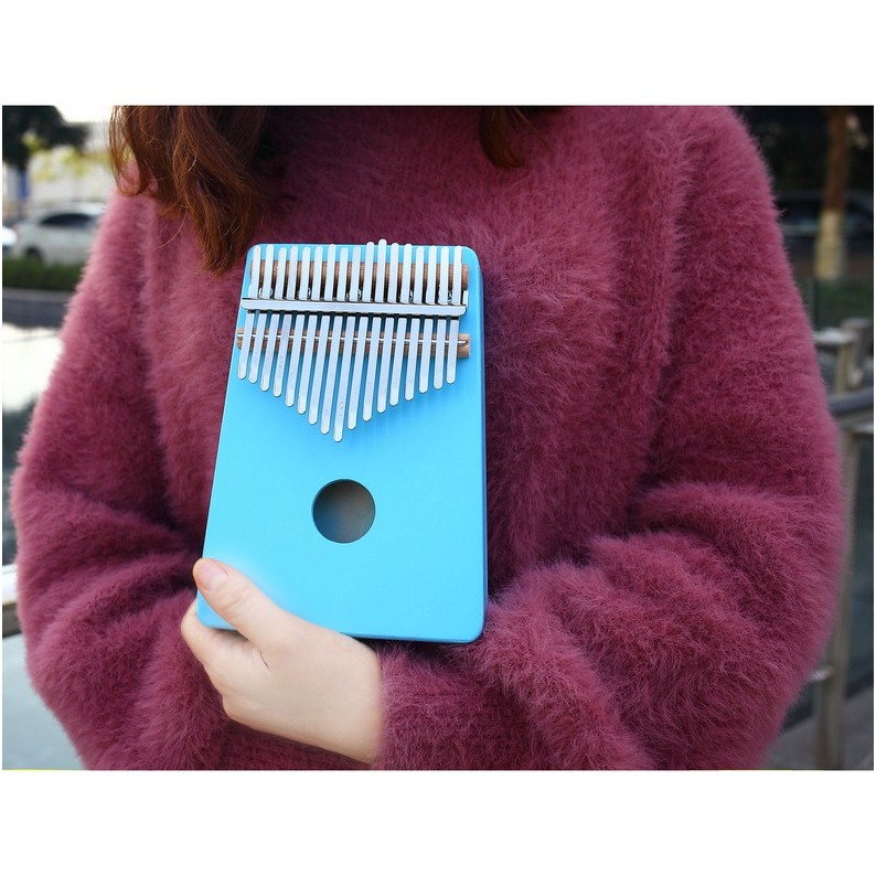 Đàn kalimba 17 phím cộng hưởng thiết kế đơn giản 3 màu-KR3CLM17