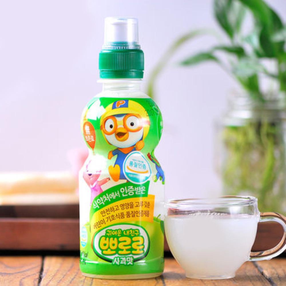 Nước uống trái cây Hàn Quốc PORORO Hương Việt Quất/Chuối/Dâu/Táo/Sữa chai 235ML