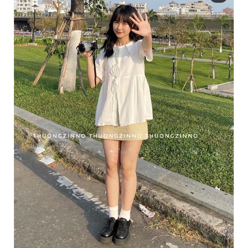 [Ảnh thật/Video] SET ÁO BABYDOLL BA NƠ + CHÂN VÁY (ảnh thật/sẵn) | BigBuy360 - bigbuy360.vn