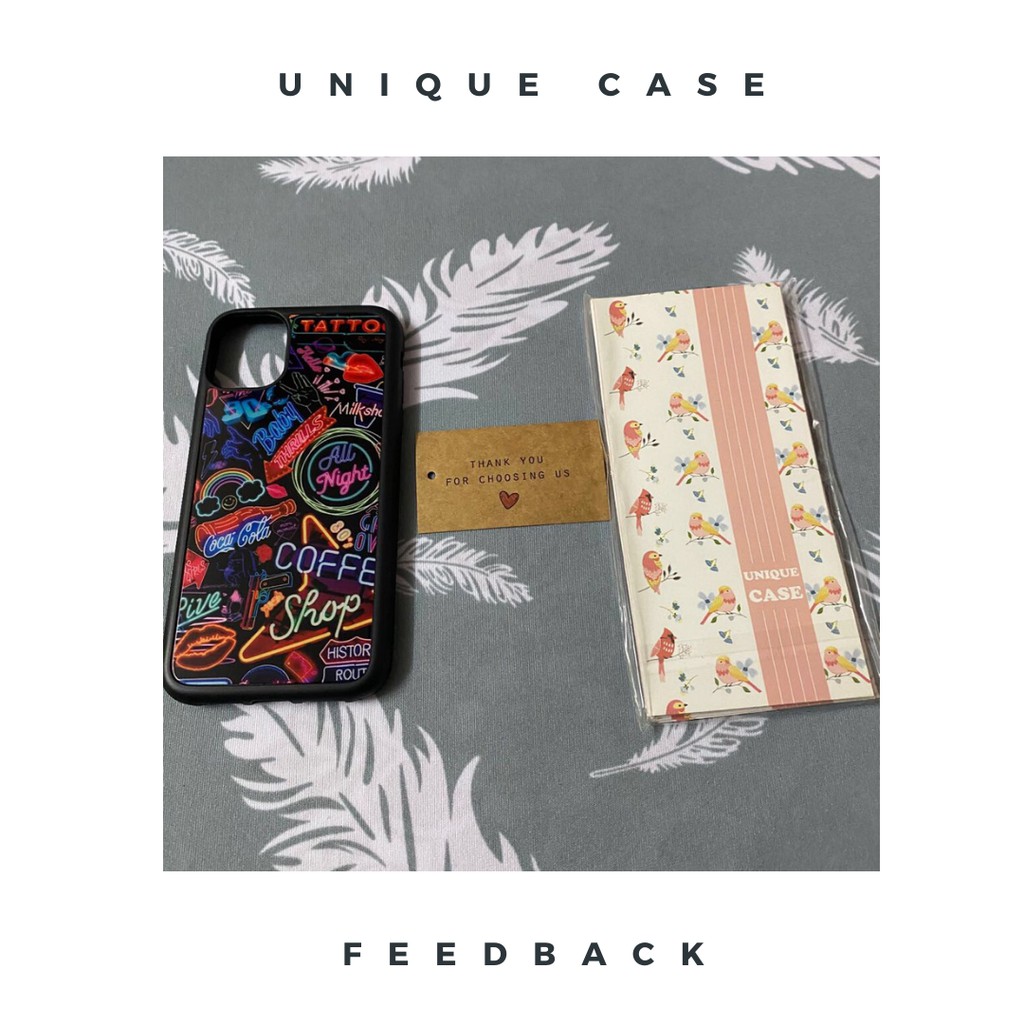 Ốp lưng điện thoại iPhone Unique Case in họa tiết neon NEON017